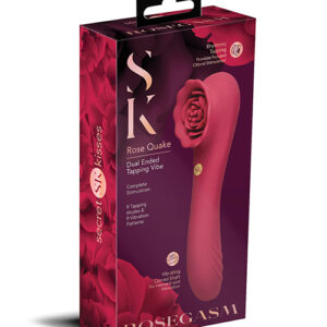 Shop Secret Kisses Rosegasm Rose Quake Dual Ended Tapping Vibe online