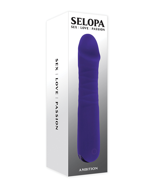 Shop Selopa Ambition Thrusting Vibrator - Purple online