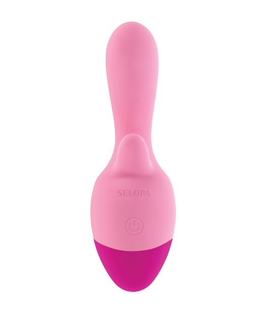 Selopa Game On Rechargeable Three Point Vibrator - Pink for sale