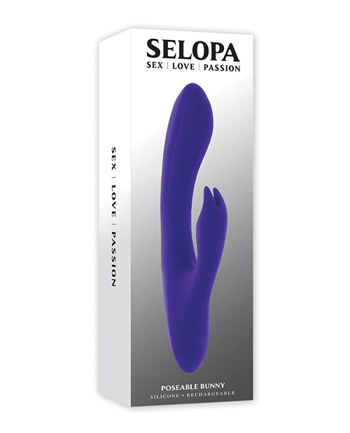 Shop Selopa Poseable Bunny Rabbit Vibrator - Purple online