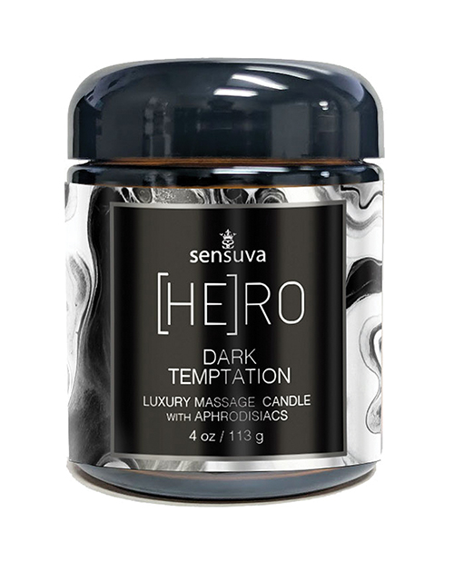 Shop Sensuva Hero Dark Temptation Luxury Candle - 4 oz Ocean & Forest online