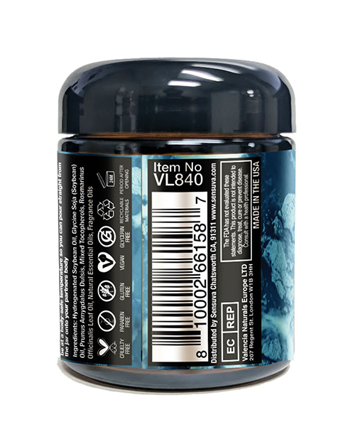 Shop Sensuva Lit Sweet Temptation Luxury Massage Candle - 4 oz Vanilla