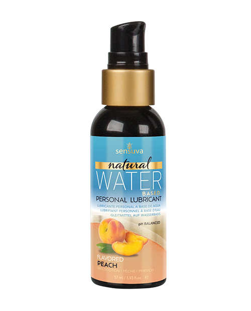 Shop sensuva natural water based personal lubricant - 2 oz peach online