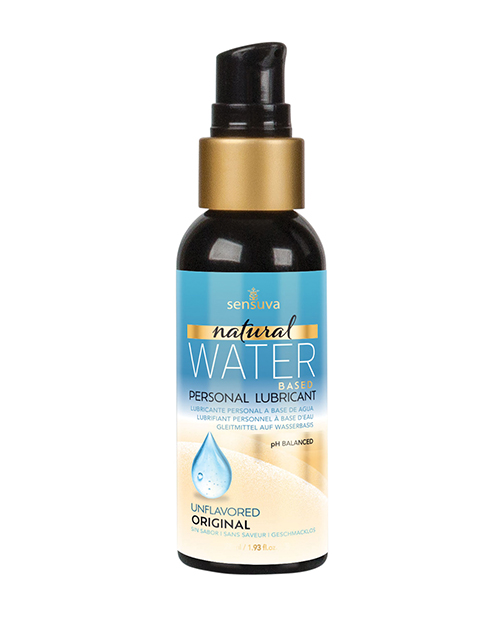 Shop sensuva natural water based personal lubricant - 2 oz unscented online