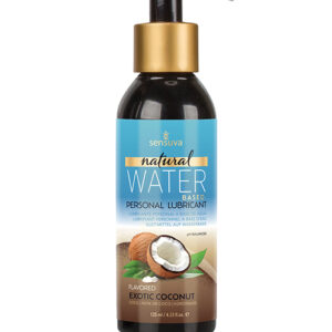 Shop Sensuva Natural Water Based Personal Lubricant - 4 oz Exotic Coconut online