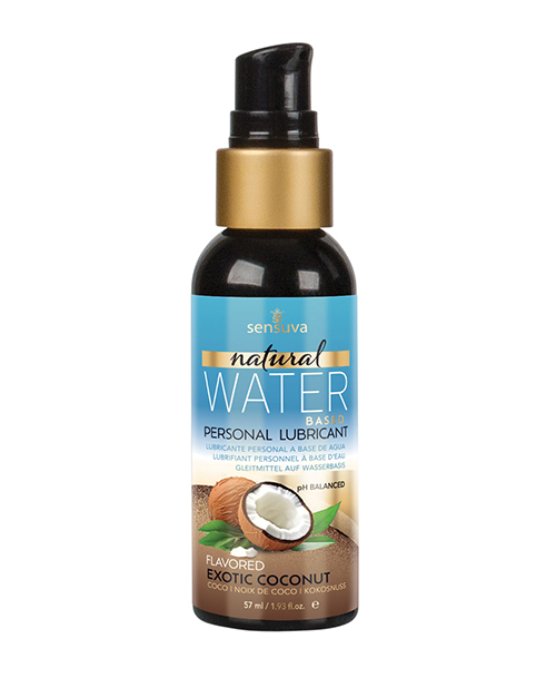 Shop Sensuva Natural Water Based Personal Moisturizer - 1.93 oz Exotic Coconut online