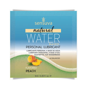 Shop Sensuva Natural Water Based Personal Moisturizer Single Use Packet - 6 ml Peach online