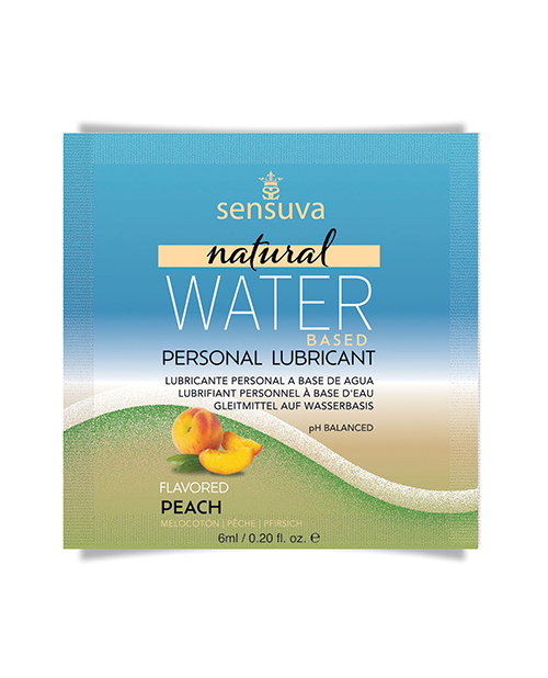 Shop Sensuva Natural Water Based Personal Moisturizer Single Use Packet - 6 ml Peach online