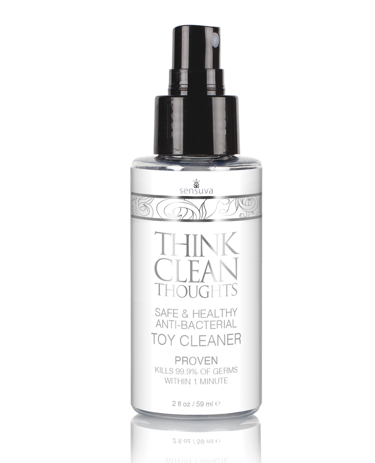 Shop Sensuva Think Clean Thoughts Anti Bacterial Toy Cleaner - 2 oz Bottle online