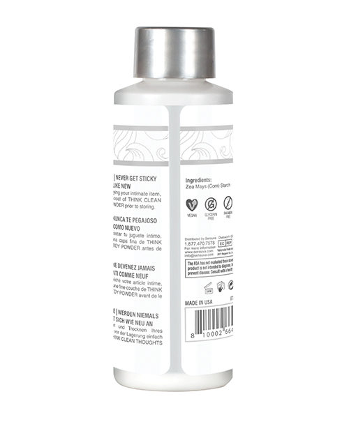 Order Sensuva Think Clean Thoughts Toy Powder - 2 oz Bottle online