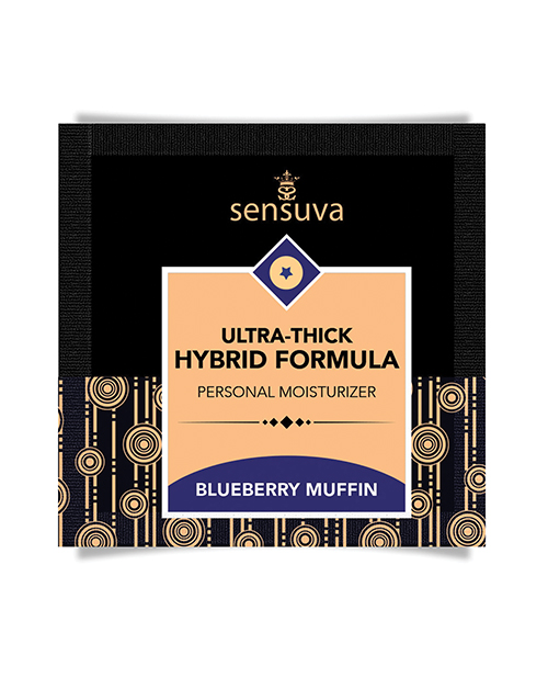 Shop sensuva ultra thick hybrid personal moisturizer single use packet - 6 ml blueberry muffin online