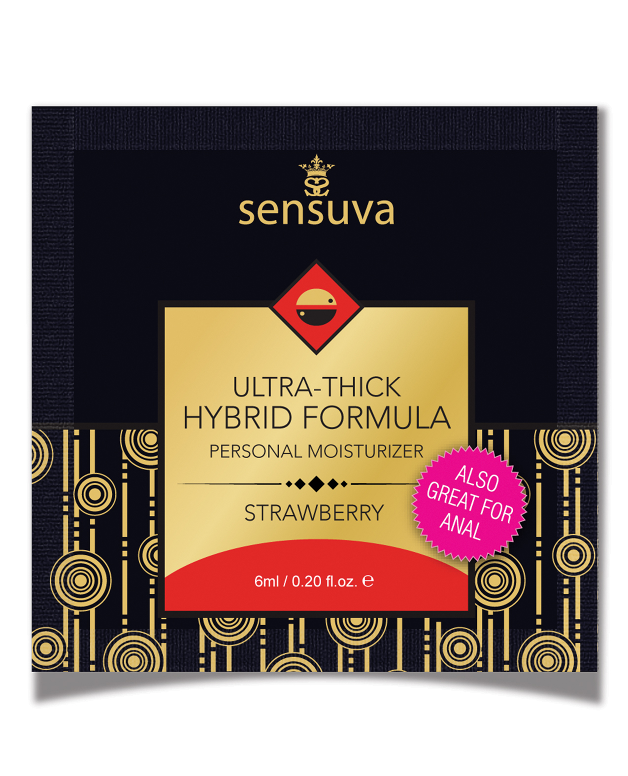 Shop Sensuva Ultra Thick Hybrid Personal Moisturizer Single Use Packet - 6 ml Strawberry online