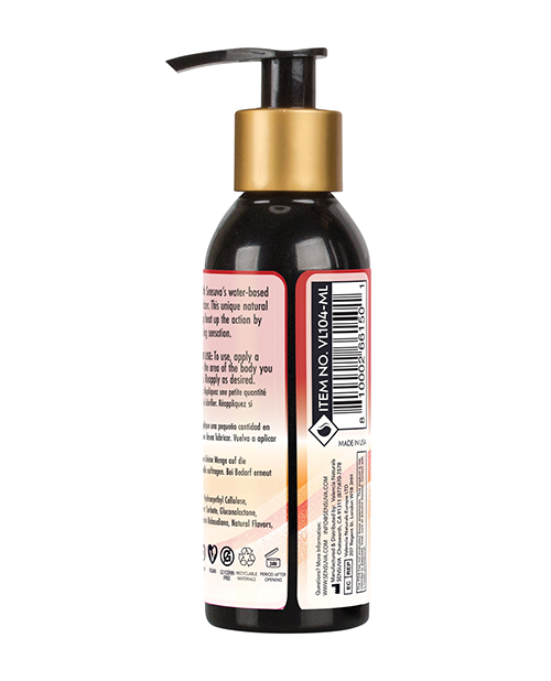 Order Sensuva Warming Water-Based Personal Moisturizer - Heat Wave 4 oz online
