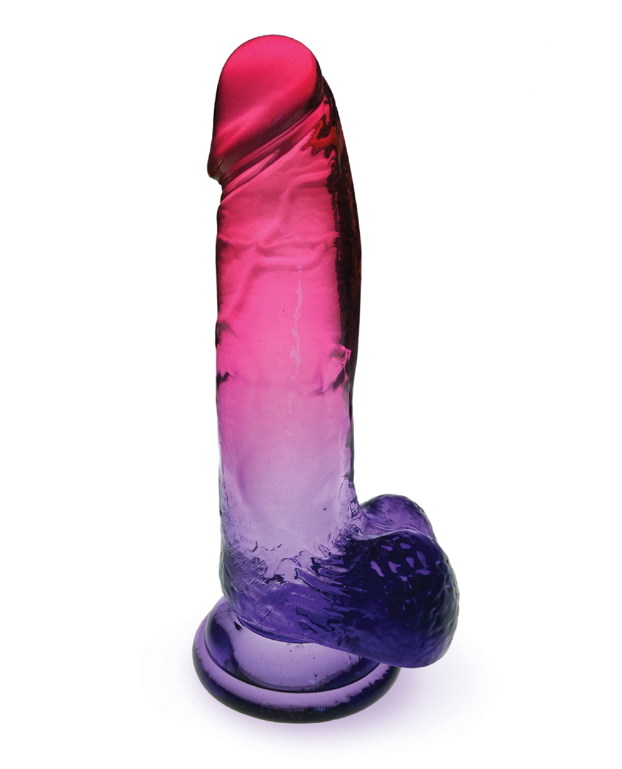 Order Shades Jelly TPR Gradient Dong Large - Pink/Plum online