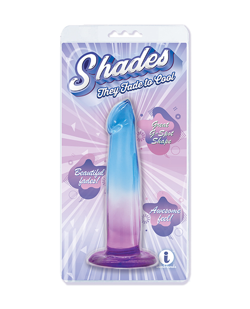 Shop Shades Jelly TPR Gradient Dong Small - Blue/Purple online