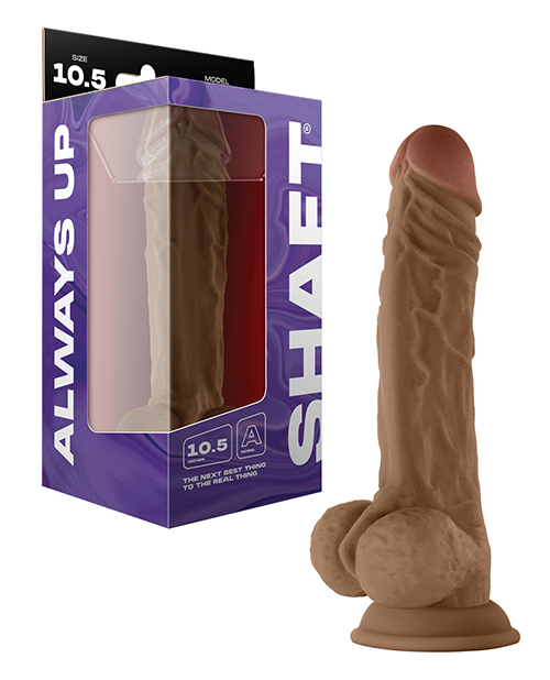 Shop Shaft Model A Flexskin Liquid Silicone 10.5" Dong w/Balls - Oak online