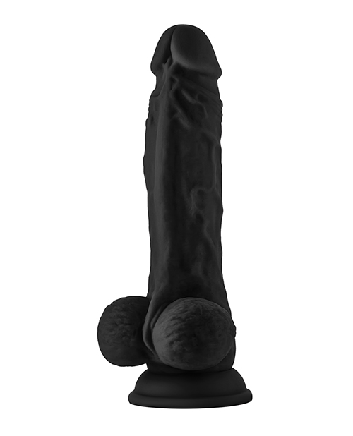 Order Shaft Model A Flexskin Liquid Silicone 8.5" Dong w/Balls - Black online