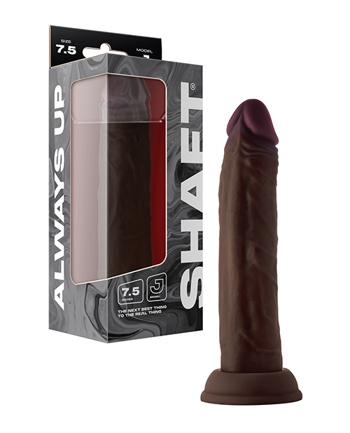 Shop Shaft Model J Flexskin Liquid Silicone 7.5" Dong - Mahogany online