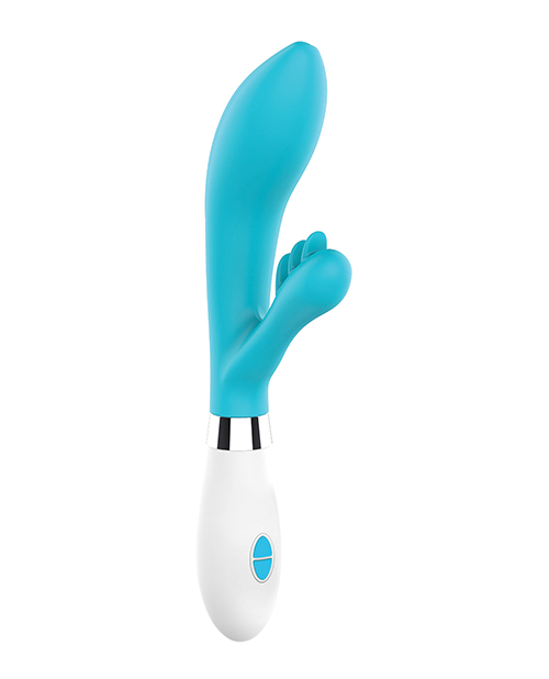 Shots Luminous Agave Silicone 10 Speed Rabbit - Turquoise for sale