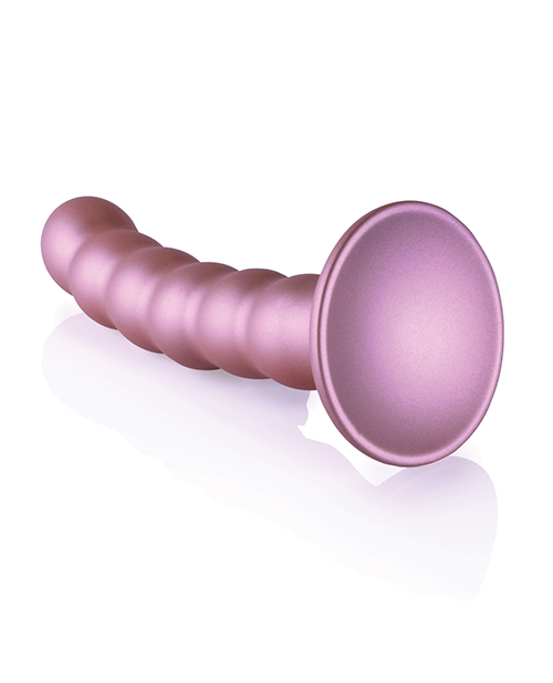 Buy Ouch Shots Ouch 5" Beaded G-Spot Dildo - Rose Gold