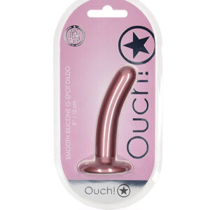 Shop Shots Ouch 5" Smooth G-Spot Dildo - Rose Gold online