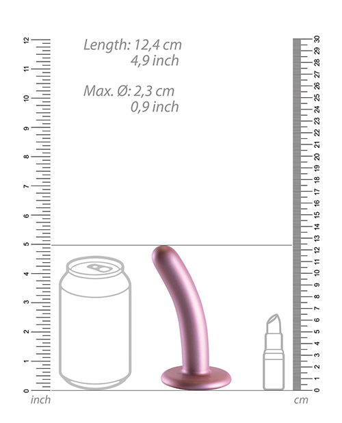 Buy Shots Ouch 5" Smooth G-Spot Dildo - Rose Gold