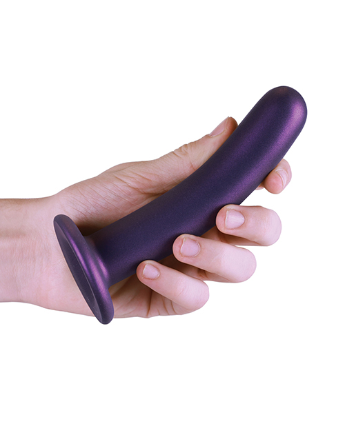 Buy Ouch Shots Ouch 6" Smooth G-Spot Dildo - Metallic Purple