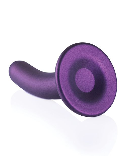 Shop Shots Ouch 6" Smooth G-Spot Dildo - Metallic Purple
