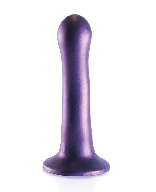 Shots Ouch 7" Curvy G-Spot Dildo - Metallic Purple for sale