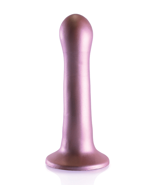Shots Ouch 7" Curvy G-Spot Dildo - Rose Gold for sale
