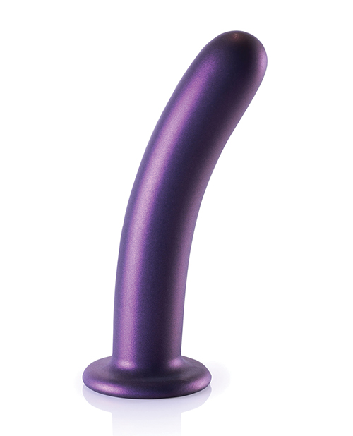 Order Shots Ouch 7" Smooth G-Spot Dildo - Metallic Purple online