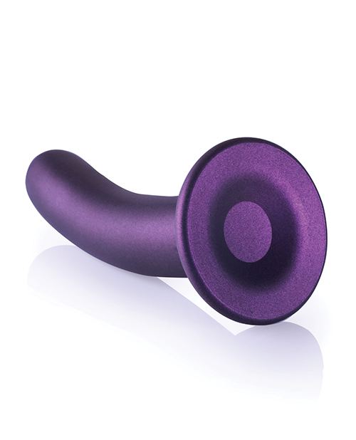 Buy Ouch Shots Ouch 7" Smooth G-Spot Dildo - Metallic Purple
