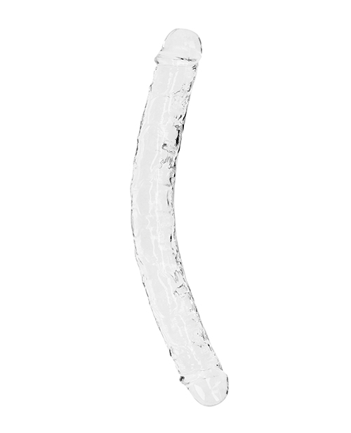 Order Shots RealRock Crystal Clear 13" Double Dildo - Transparent online