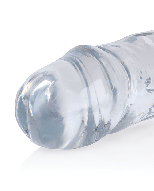 Buy RealRock Shots RealRock Crystal Clear 13" Double Dildo - Transparent