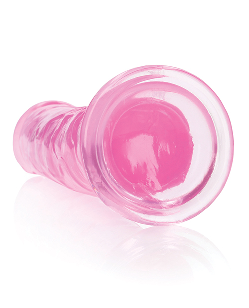 Buy RealRock Shots RealRock Realistic Crystal Clear 10" Straight Dildo - Pink