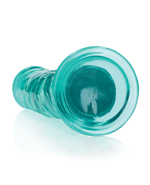 Buy RealRock Shots RealRock Realistic Crystal Clear 10" Straight Dildo - Turquoise