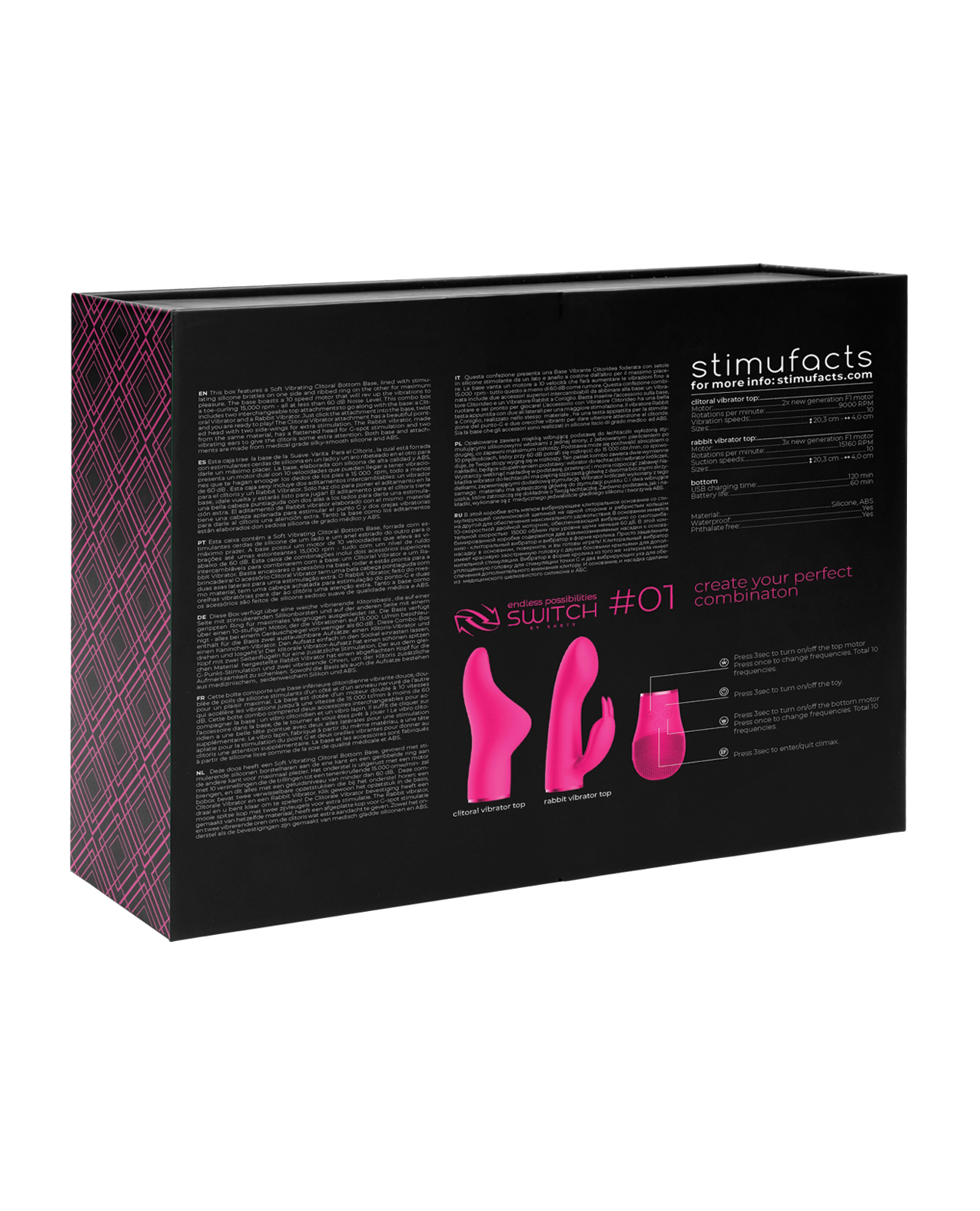Order Shots Switch Pleasure Kit #1 - Pink online