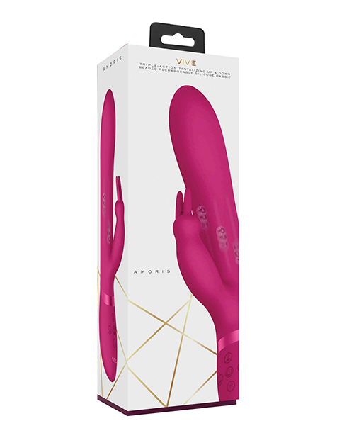 Shop shots vive amoris stimulating beads rabbit - pink online