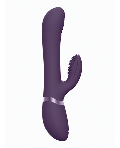 Shop Shots Vive Etsu Pulse G-Spot Rabbit w/Interchangeable Clitoral Attachments - Purple