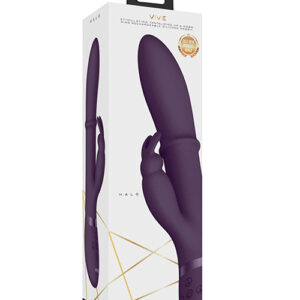 Shop Shots Vive Halo Up & Down Ring G-Spot Rabbit - Purple online