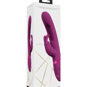 Shop Shots Vive Mika Flapping Tongue Rabbit Vibrator - Pink online