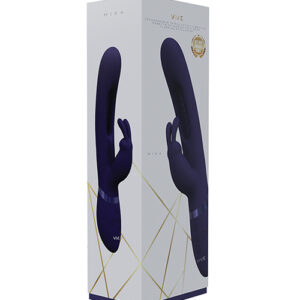 Shop Shots Vive Mika Flapping Tongue Rabbit Vibrator - Purple online