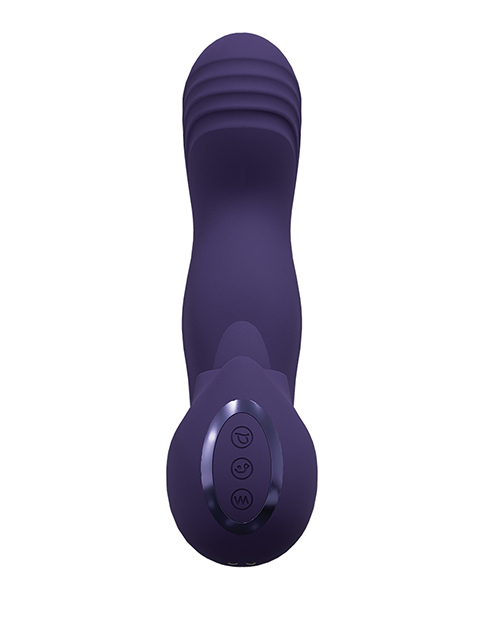 Shop Shots Yumi Triple Action G-Spot Vibrator & Stimulator - Purple