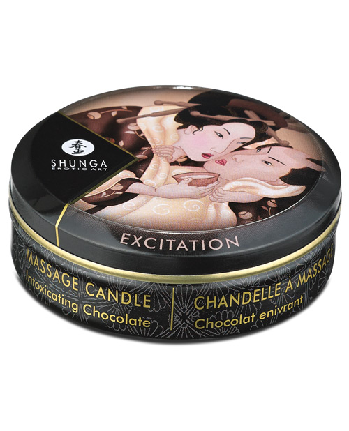 Order Shunga Excitation Mini Candlelight Massage Candle - 1 oz Intoxicating Chocolate online