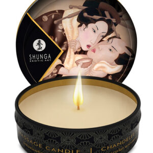 Shop Shunga Excitation Mini Candlelight Massage Candle - 1 oz Intoxicating Chocolate online