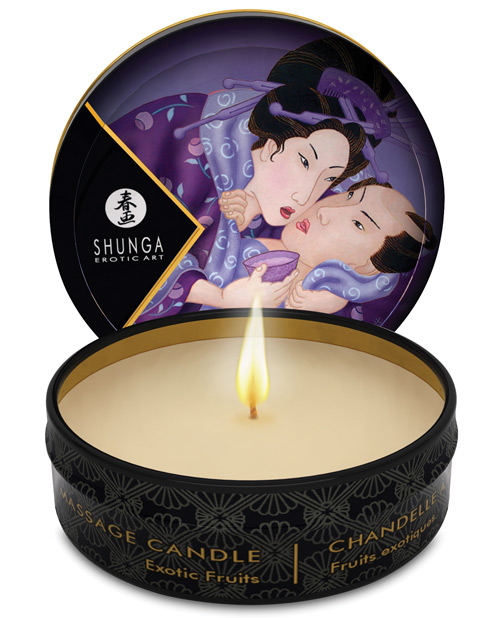 Shop Shunga Libido Mini Candlelight Massage Candle - 1 oz Exotic Fruits online