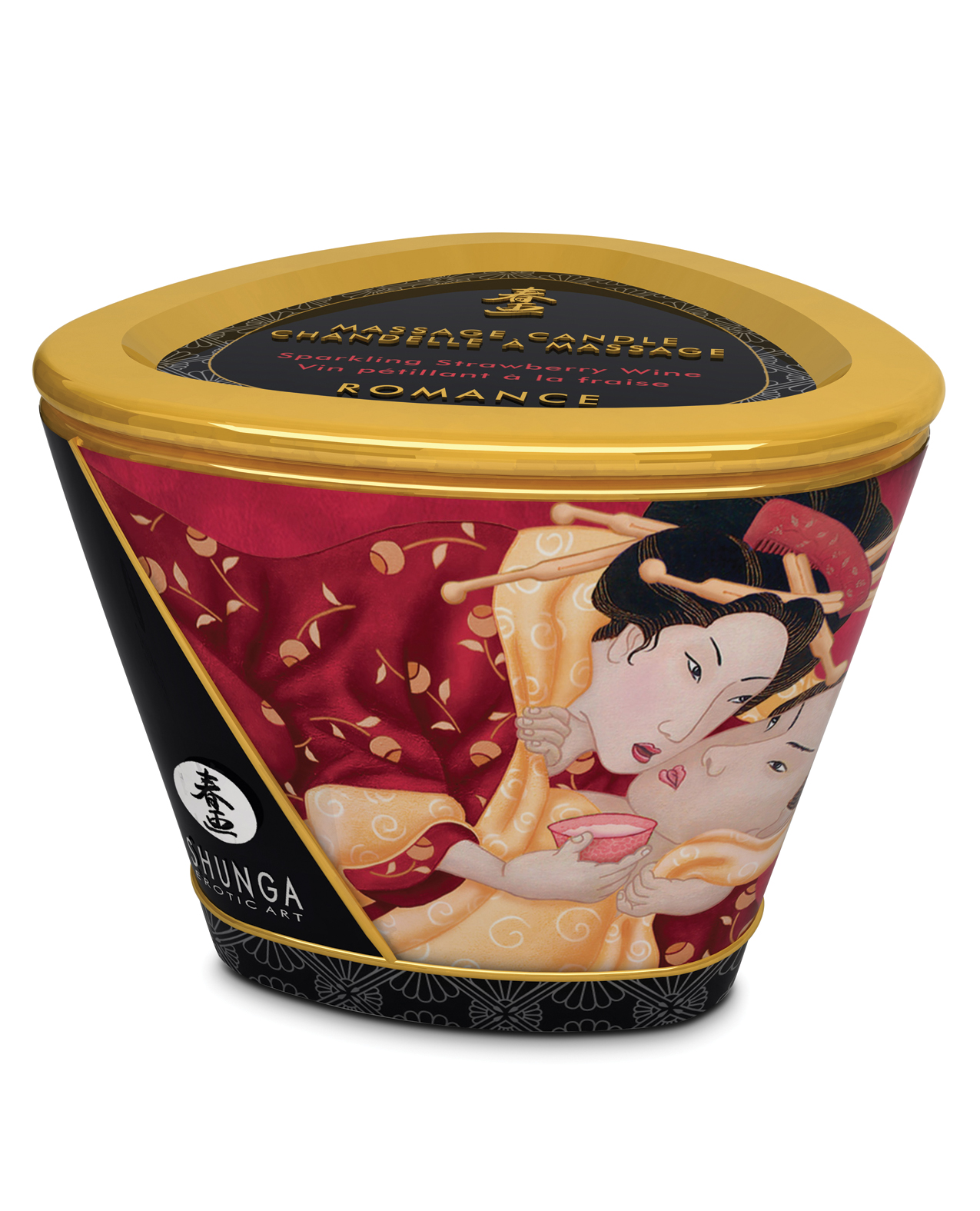 Order Shunga Massage Candle Romance - 5.7 oz Strawberry Wine online