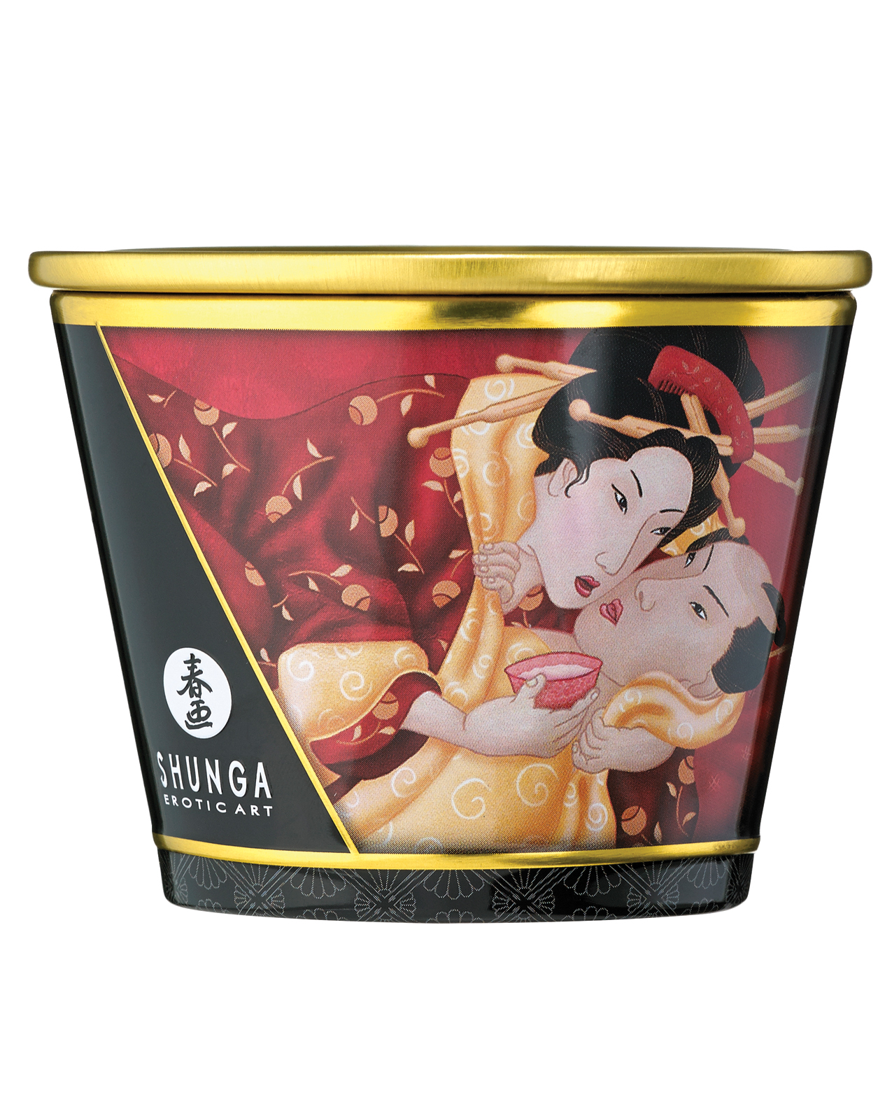 Shunga Massage Candle Romance - 5.7 oz Strawberry Wine for sale