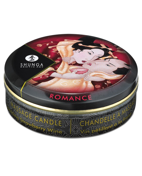 Order Shunga Romance Mini Candlelight Massage Candle - 1 oz Sparkling Strawberry Wine online