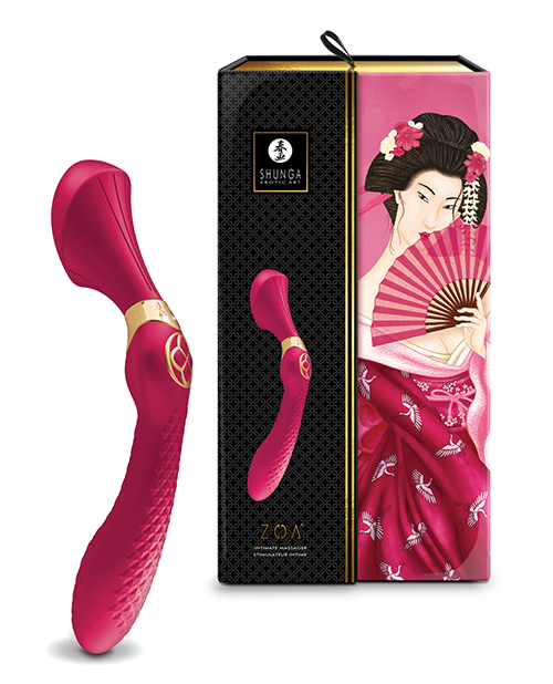 Shop Shunga Zoa Intimate Massager - Raspberry online